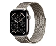 Smartwatch - Apple Watch 11 GPS + Cellular 46mm Naturalny Tytan Tytanowa bransoleta S/M - miniaturka - grafika 1