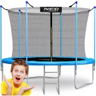 Trampoliny - Neo-sport Trampolina ogrodowa 6ft/183cm z siatką wewnętrzną i drabinką NS-06W161 - miniaturka - grafika 1