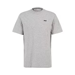 Koszulki męskie - FILA Męski t-shirt BERLOZ Light Grey Melange, XS, jasnoszary melanżowy, XS - grafika 1