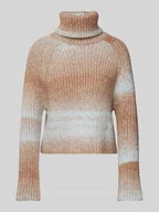 Swetry damskie - Sweter z dzianiny z wełną model ‘DITTE’ - miniaturka - grafika 1