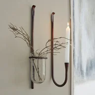 Świeczniki - Dekoracja ścienna, zestaw 2 szt. Valèrie - miniaturka - grafika 1