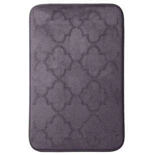 Dywanik mata 40x60 Novia Diamond foam szary Home 2023 - Dywaniki łazienkowe Dywanik mata 40x60 Novia Diamond foam szary Home 2023 - Dywaniki łazienkowe - miniaturka - grafika 1