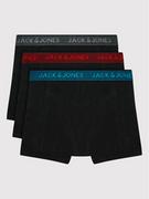Majtki dla dzieci - Jack&Jones Junior Komplet 3 par bokserek Waistband 12203513 Czarny - miniaturka - grafika 1
