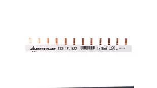 Elektro-Plast OPATÓWEK Szyna prądowa typu PIN 1P 16mm2 100A 12 pinów IZS161F12 45.236 45.236 - Inne akcesoria elektryczne - miniaturka - grafika 1