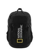 Plecaki - Plecak dwukomorowy National Geographic BOX CANYON 21080 czarny - miniaturka - grafika 1