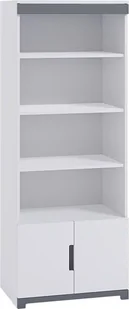 Elior Biały regał dla dziecka - Candy 6X - Szafy i szafki dla dzieci - miniaturka - grafika 1