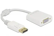 Adaptery i przejściówki - DeLOCK Adapter DisplayPort 1.2 męski-VGA żeński biały 61007 - miniaturka - grafika 1