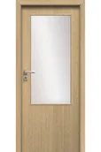 Drzwi wewnętrzne - Pol-Skone Dzwi Wewnętrzne Z Szybą Deco Lux V3Sd Dąb Europejski - miniaturka - grafika 1