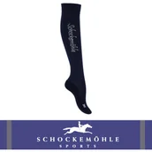 Skarpetki jeździeckie - Schockemohle Podkolanówki Glamour Functional AW25 - dark navy - miniaturka - grafika 1