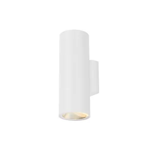 Biała lampa ścienna na elewację LED 24W O303WL-L24W3K z serii SHIM - Lampy ogrodowe - miniaturka - grafika 1