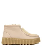 Botki damskie - Clarks Botki Torhill Moss 26182914 Beżowy - miniaturka - grafika 1