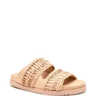 Sandały damskie - Patrizia Pepe Skórzane klapki - miniaturka - grafika 1