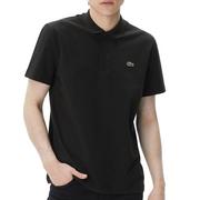 Koszulki męskie - Koszulka Lacoste Polo Regular Fit DH0783-031 - czarna - miniaturka - grafika 1