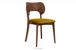 Krzesło loft orzech żółte LYCO Konsimo - Krzesła - miniaturka - grafika 1
