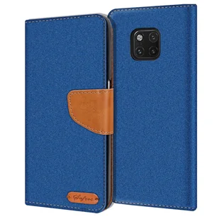 Pokrowiec na telefon komórkowy Huawei Mate 20 Pro etui z klapką etui ochronne pokrowiec z tkaniny - Etui i futerały do telefonów - miniaturka - grafika 1