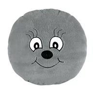 Kołdry i poduszki dla dzieci - Bellatex Poduszka Kuleczka szary, średnica 35 cm - miniaturka - grafika 1