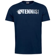 Koszulki męskie - HEAD Męski T-shirt z czcionką B - miniaturka - grafika 1
