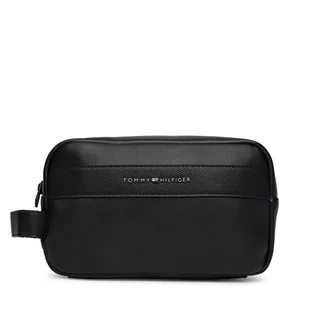 Kosmetyczka Tommy Hilfiger Corp Washbag AM0AM13249 Czarny - Kosmetyczki, organizery i kuferki - miniaturka - grafika 1