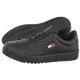 Sneakersy męskie - Sneakersy Tommy Jeans Retro Ess Black EM0EM00900 BDS (TH851-a) Tommy Hilfiger - miniaturka - grafika 1