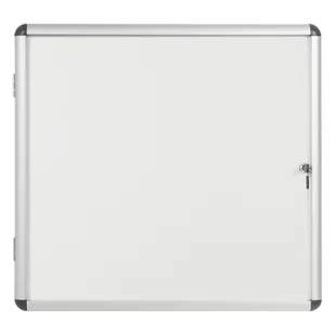 Gablota wewnętrzna z białą powierzchnią magnetyczną, 720 x 674 mm - Gabloty - miniaturka - grafika 1