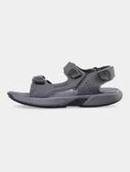 Sandały męskie - 4F, Sandały męskie, Midshop shoes, ciemny szary, rozmiar 41 - miniaturka - grafika 1