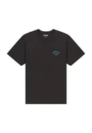 Koszulki męskie - KOSZULKA TSHIRT MĘSKI WRANGLER 112362800 SMALL LOGO TEE FADED BLACK M - miniaturka - grafika 1