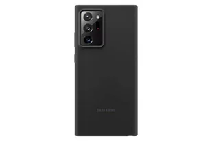 SAMSUNG Galaxy Note20 Ultra 5G etui, silikonowa tylna osłona ochronna - czarna (wersja USA) (EF-PN985TBEGUS) - Etui i futerały do telefonów - miniaturka - grafika 1