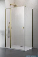 Kabiny prysznicowe - Radaway Nes Kdj II Brushed Gold kabina 120x90cm lewa szczotkowane złoto 10032120-99-01L/10039090-01-01 - miniaturka - grafika 1