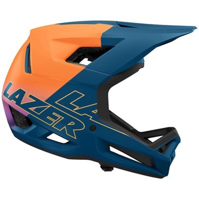 LAZER Cage KinetiCore Pomarańczowo-niebieski Full Face ( XL)