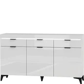 Komody - Komoda BDK-1 Baldur Restol Biały - miniaturka - grafika 1