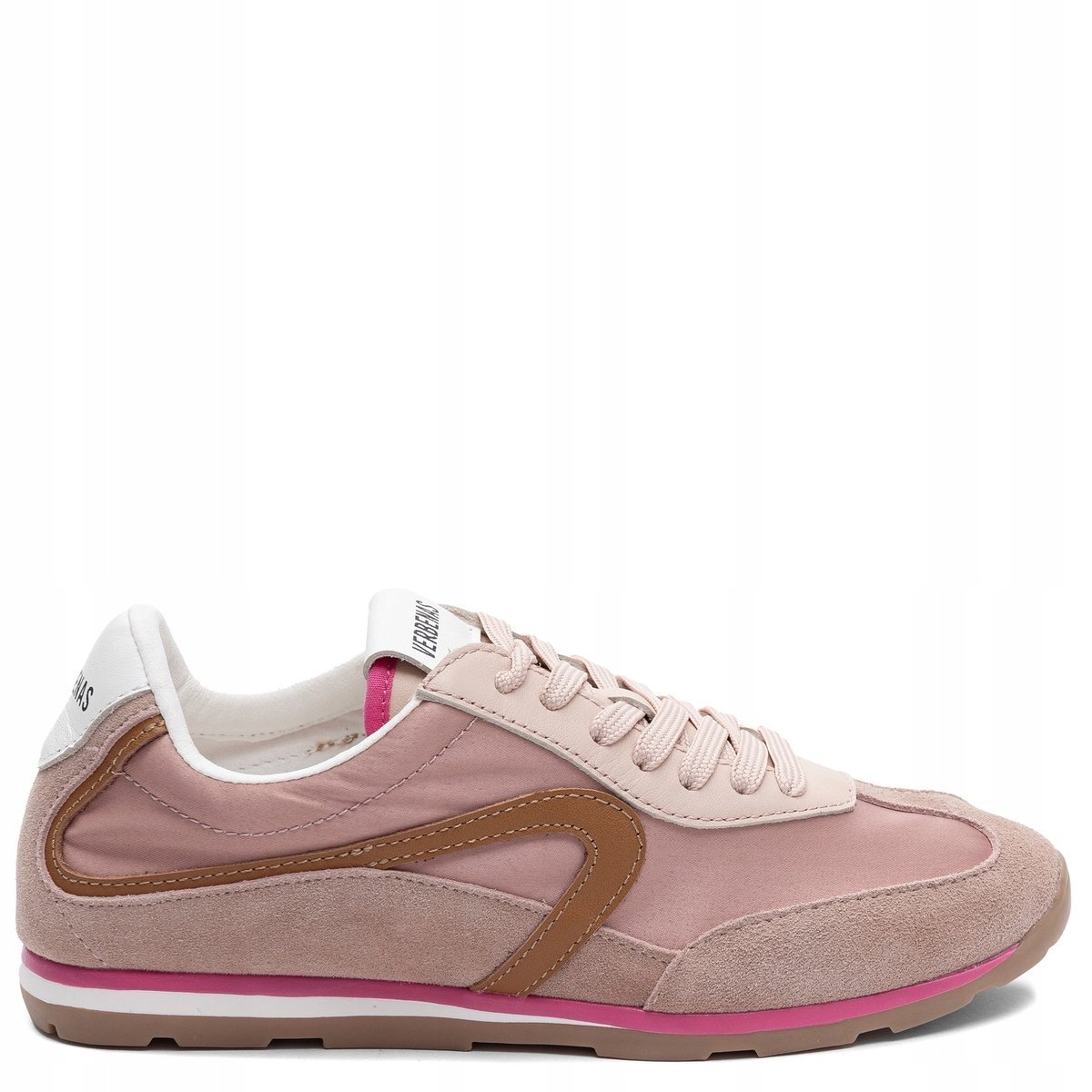 Verbenas Skórzane Sneakersy Damskie Różowe 9002451069ANT r.38