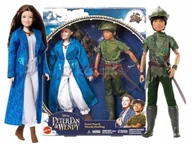 Lalki dla dziewczynek - LALKA DISNEY Piotruś Pan i Wendy Darling, zestaw 2 lalek HNY36 - miniaturka - grafika 1