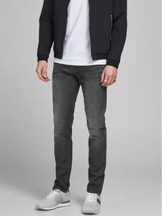 Jack&Jones Jeansy Tim 12181054 Szary Slim Fit - Spodnie męskie - miniaturka - grafika 1