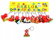 Breloki - Miś Niedźwiedź Gumowy Brelok Do Kluczy Zawieszka Do Plecaka Zestaw 12Szt - miniaturka - grafika 1