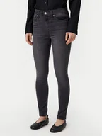 Spodnie damskie - Tommy Jeans Jeansy Nora DW0DW19550 Szary Skinny Fit - miniaturka - grafika 1