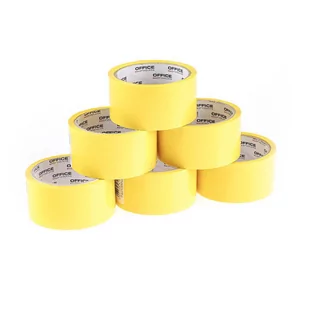 PBS Connect Taśma pakowa żółta 48mm / 50yds / 36mic OFFICE PRODUCTS p6 cena za 1 szt - Przybory szkolne - miniaturka - grafika 1