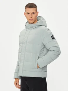 Calvin Klein Jeans Kurtka zimowa Essential J30J325594 Zielony Regular Fit - Kurtki męskie - miniaturka - grafika 1