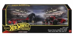 Advan Set Diorama - 4 piece Hot Wheels Premium 1:64 - Samochody i pojazdy dla dzieci - miniaturka - grafika 1