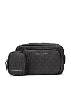 MICHAEL Michael Kors Saszetka Hudson 33U2LHDC2B Czarny - Nerki - miniaturka - grafika 1