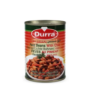 BÓB FOUL MEDAMMES Z CHILLI 400 g Durra - Szybkie dania obiadowe - miniaturka - grafika 1