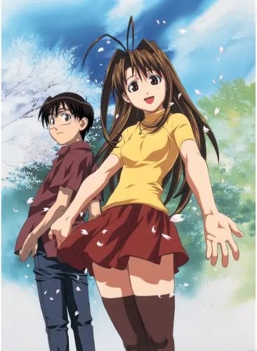 Plakat Anime Manga Love Hina loh_001 A2 (custom)