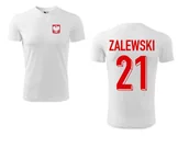 Koszulki sportowe męskie - Treningowa Koszulka POLSKA ZALEWSKI 21 - miniaturka - grafika 1