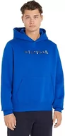 Bluzy męskie - Tommy Hilfiger Męska bluza z kapturem RWB Hilfiger, ultramiękka, M, Ultraniebieski, M - miniaturka - grafika 1