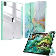 Etui do tabletów - Etui Supero z Klapką do Apple iPad Air 11" 6 Gen. 2024 / iPad Air 10.9" 5 Gen. 2022 / iPad Air 10.9" 4 Gen. 2020 / iPad Air 11 2025 M3, marmurkowe zie - miniaturka - grafika 1