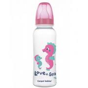 Butelki dla niemowląt - Canpol babies Canpol Butelka 250ml LOVE&SEA : Kolor - Różowy 59/400 - miniaturka - grafika 1