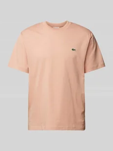 T-shirt z naszywką z logo - Koszulki męskie - miniaturka - grafika 1