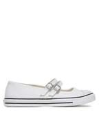 Trampki damskie - Converse Baleriny Chuck Taylor All Star Dainty Mary Jane A11552C Biały - miniaturka - grafika 1