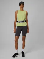 Spodenki damskie - 4F Legginsy kolarki do biegania szybkoschnące damskie - szare XL - miniaturka - grafika 1