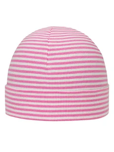 Döll Czapka beanie w kolorze różowo-kremowym - Czapki dla dzieci - miniaturka - grafika 1