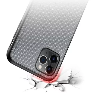 Dux Ducis Fino etui pokrowiec pokryty nylonowym materiałem iPhone 11 Pro Max szary - Etui i futerały do telefonów - miniaturka - grafika 4